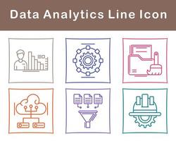 Data Analytics Vector Icon Set