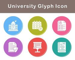 university Vector Icon Set