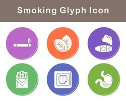 Smoking Vector Icon Set