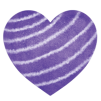 Love and Heart watercolor handdrawn png