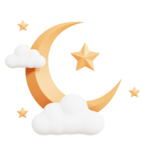 Ramadán kareem 3d icono png