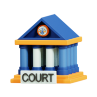 Law and Justice 3D Icon png