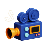 Media and Entertainment 3D Icon png