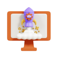 seo web 3d icono png