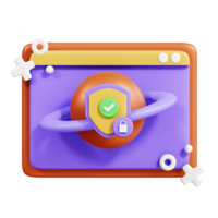 SEO Web 3D Icon png