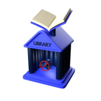 Library 3d Icon png
