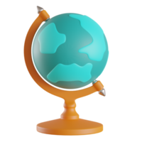 globe standing in classroom, library or etc png