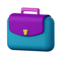 Briefcase 3D Icon png
