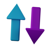 Up Down 3D Icon png