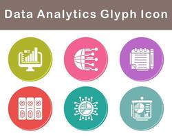 Data Analytics Vector Icon Set