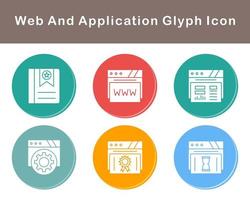 Web And Application Vector Icon Set