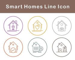 Smart Homes Vector Icon Set