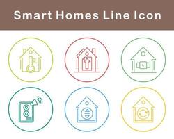 Smart Homes Vector Icon Set