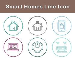 Smart Homes Vector Icon Set