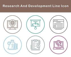 Research And Development Vector Icon Set