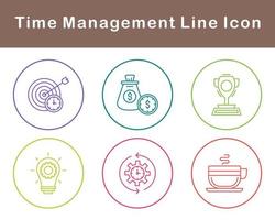 Time Management Vector Icon Set