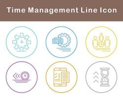 Time Management Vector Icon Set