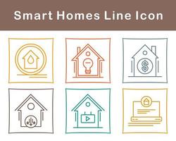 Smart Homes Vector Icon Set