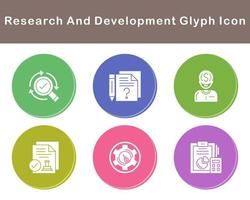 Research And Development Vector Icon Set