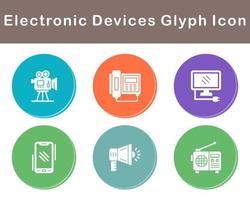 electrónico dispositivos vector icono conjunto