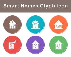 Smart Homes Vector Icon Set