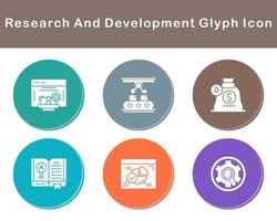 Research And Development Vector Icon Set