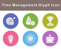 Time Management Vector Icon Set