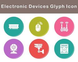 electrónico dispositivos vector icono conjunto