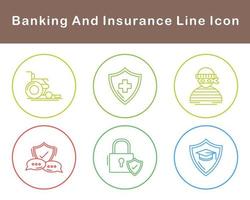 Banking And Protection Vector Icon Set