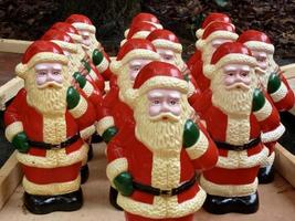 Parade of celluloid Santas photo