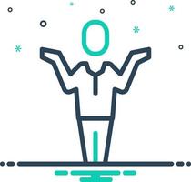mix icon for knowing vector
