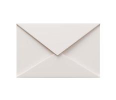 mail envelope 3d icon. 3d render cartoon minimal icon illustration photo