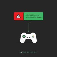 World Sleep Day Social Media Post vector