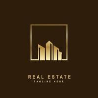 Real estate logo. Creative logo for a company selling or renting real estate. vector
