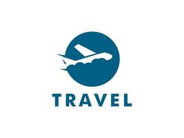 Travel logo template design vector