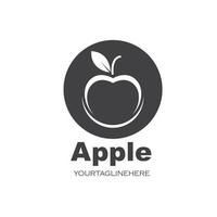 Diseño de ilustración de vector de icono de logotipo de Apple