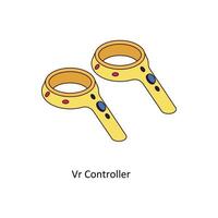 VR Controller Vector Isometric  Icons. Simple stock illustration stock