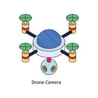 AR Networking Vector Isometric  Icons. Simple stock illustration stock