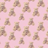 TEDDY BEAR PATTERN 04 vector