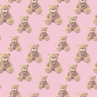 TEDDY BEAR PATTERN 04 vector