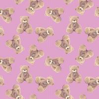 TEDDY BEAR PATTERN 05 vector