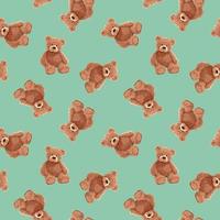 TEDDY BEAR PATTERN 02 vector