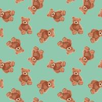 TEDDY BEAR PATTERN 02 vector