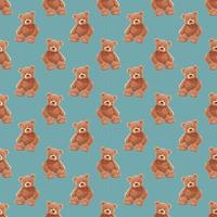 TEDDY BEAR PATTERN 03 vector
