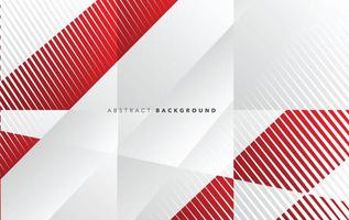 diseño de fondo abstracto moderno blanco rojo vector