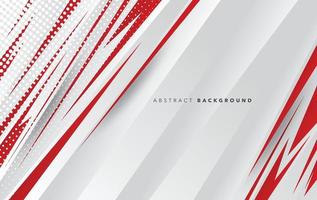 diseño de fondo abstracto moderno blanco rojo vector