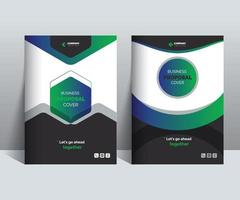 Business Proposal cover Design Template adept for multipurpose Projects vector