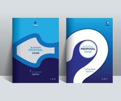 Proposal cover Design Template adept for multipurpose Projects vector