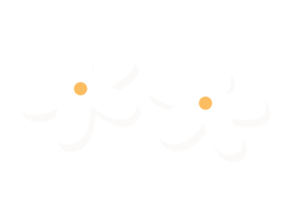 pastel mano dibujar flores png