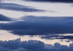 Colourful sunset sky photo